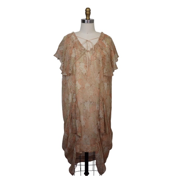 By Malene Birger Romantic Silk Chiffon Dress - Picture 1 of 12